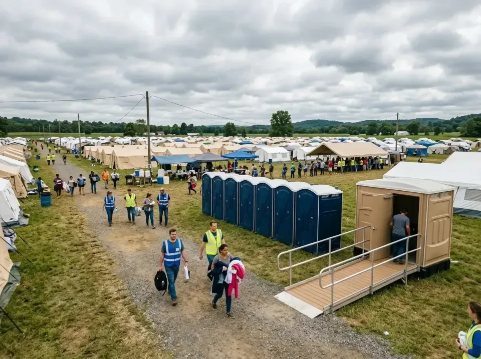 disaster-relief-camp-restrooms-010 — frequently asked questions, Dumpster & Portable Bathrooms Rental in Heflin, AL